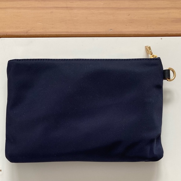 MZ Wallace Crosby Cosmetic Zip Pouch in Dawn with gray interior - Picture 3 of 3